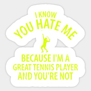 Tennis Sticker